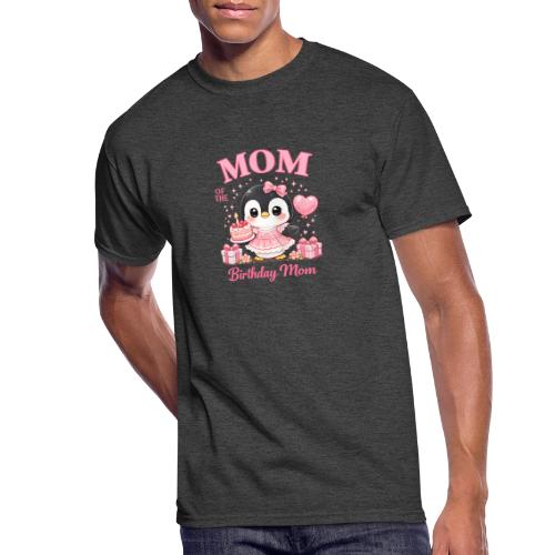 Cute Penguin Birthday Mom Kawaii Cake Balloon Gift - Men's 50/50 T-Shirt