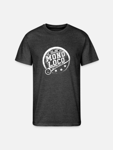 mono loco - Men's 50/50 T-Shirt - heather black