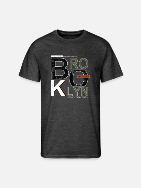 Basic T shirt - Men's 50/50 T-Shirt - heather black