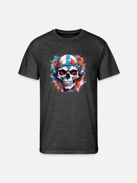 Crane Artistic - Men's 50/50 T-Shirt - heather black
