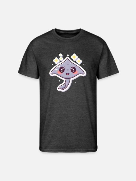 Manta Lover - Men's 50/50 T-Shirt - heather black