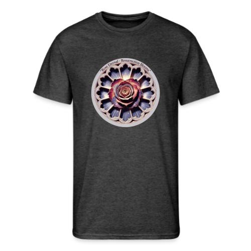 Easter Rose Resurrection T Shirt, Spring Gift - Men's 50/50 T-Shirt
