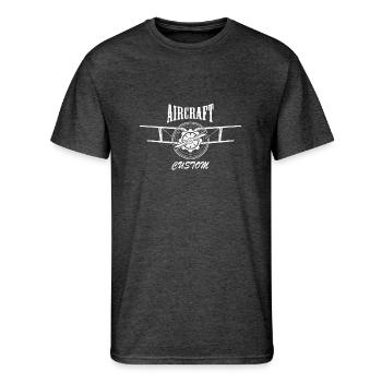 Custom Aircraft, Custom Aire plane - Men's 50/50 T-Shirt - heather black - Front - Jackson (183cm)