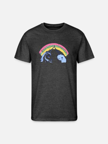 Rainbow Connection - Men's 50/50 T-Shirt - heather black