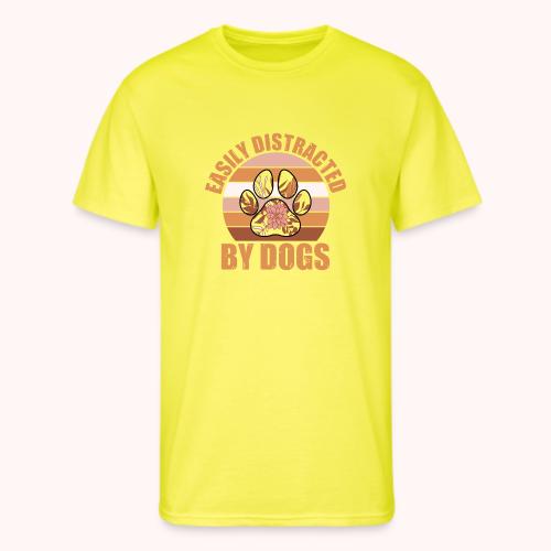Easily Distracted By Dogs - Men's 50/50 T-Shirt