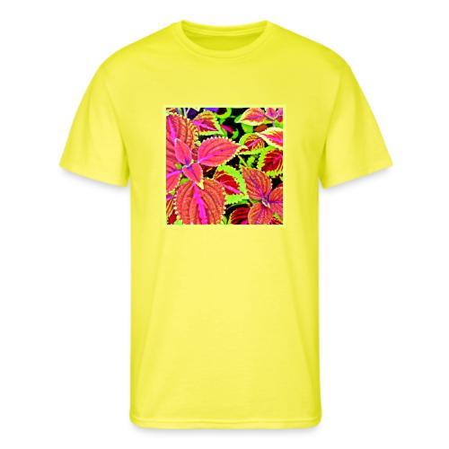 Vibrant RadiantLeaf Dreams Pattern - Men's 50/50 T-Shirt