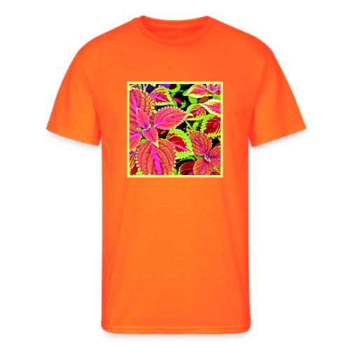Vibrant RadiantLeaf Dreams Pattern - Men's 50/50 T-Shirt