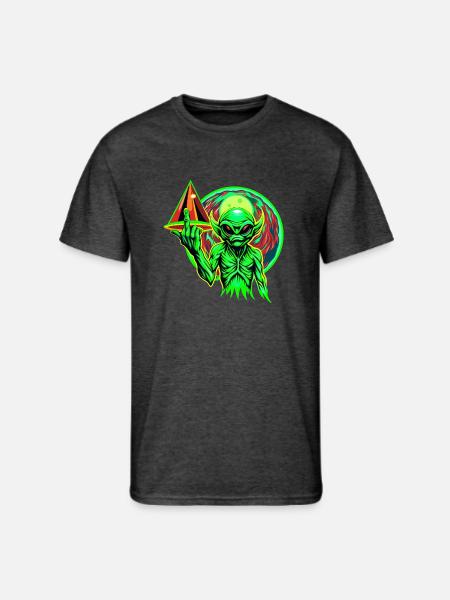 IlluminET171 - Men's 50/50 T-Shirt - heather black
