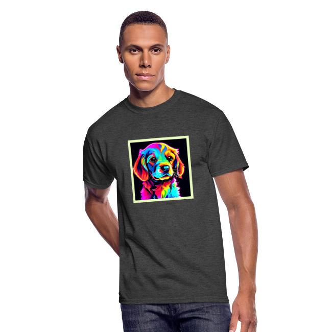 Rainbow Dog Portrait Art