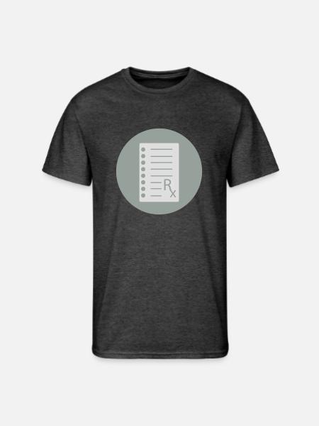 Prescription - Men's 50/50 T-Shirt - heather black