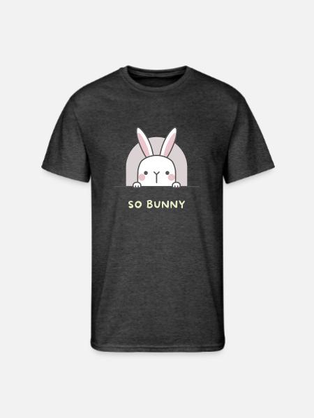 So Bunny So Funny - Men's 50/50 T-Shirt - heather black