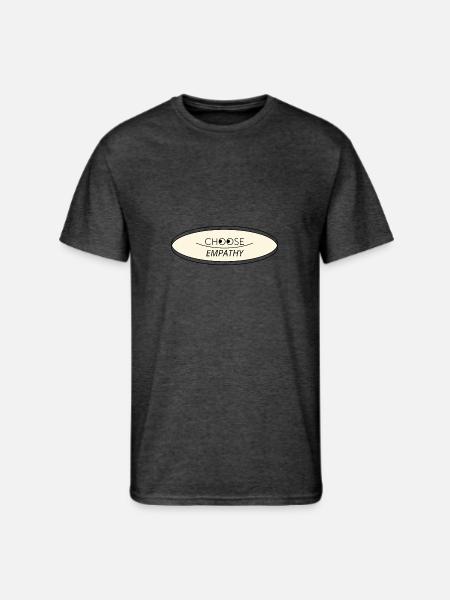 choose empathy - Men's 50/50 T-Shirt - heather black