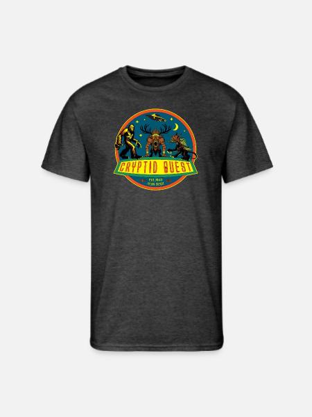 Cryptid Quest - Men's 50/50 T-Shirt - heather black