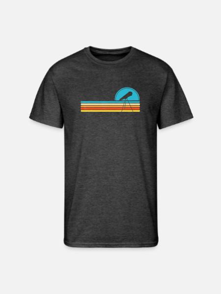 Telescope Astronomy - Men's 50/50 T-Shirt - heather black