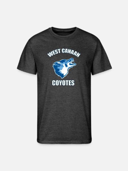 West Canaan Coyotes - Men's 50/50 T-Shirt - heather black