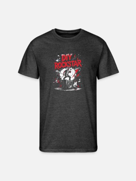 Karaoke - Men's 50/50 T-Shirt - heather black