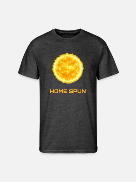 Sunburst Home Spun Solar T-shirt - Men's 50/50 T-Shirt - heather black