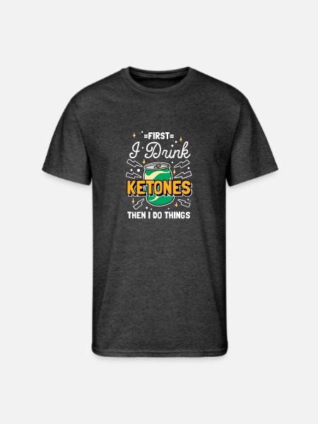 Keto Diet - Men's 50/50 T-Shirt - heather black