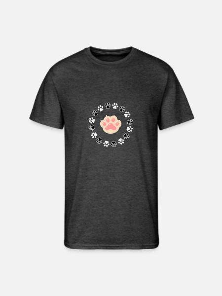 Cats paw - Men's 50/50 T-Shirt - heather black