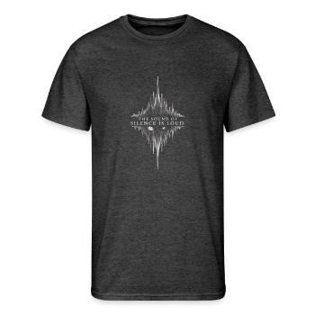 The Sound Of Silence Is Loud Creative Art - Men's 50/50 T-Shirt - heather black - Front - Jackson (183cm)
