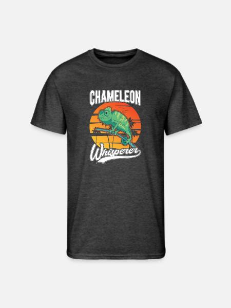Chameleon Whisperer - Men's 50/50 T-Shirt - heather black