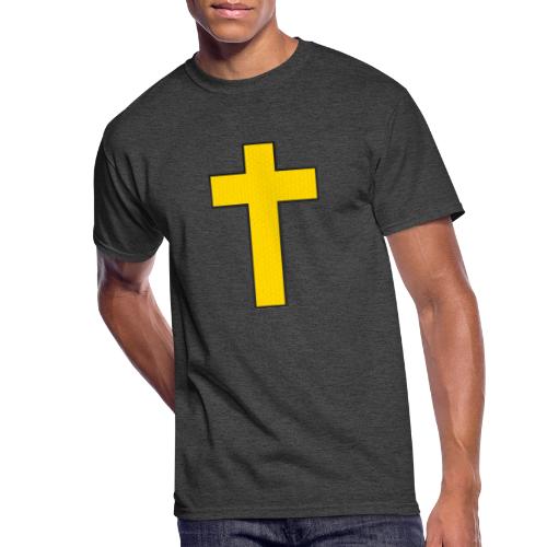 Kevlar Cross Shirt–Christian Strength and Protect - Men's 50/50 T-Shirt