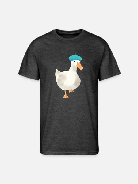 Ducky - Men's 50/50 T-Shirt - heather black