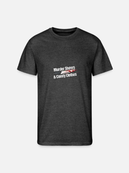 Murder Shows & Comfy Clothes - Men's 50/50 T-Shirt - heather black