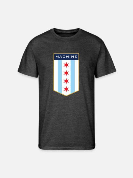 Chicago Machine 1 1 - Men's 50/50 T-Shirt - heather black