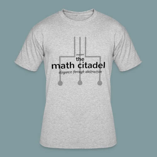 Abstract Math Citadel - Men's 50/50 T-Shirt
