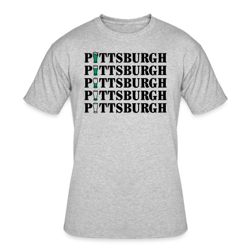 Green Beer in Pittsburgh - Men's 50/50 T-Shirt