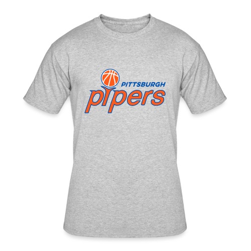 Pittsburgh Pipers - on Gray - Men's 50/50 T-Shirt