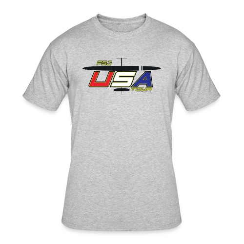 F5J USA TOUR + carbon plane v2 - Men's 50/50 T-Shirt