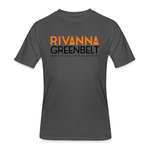 RIVANNA GREENBELT (orange/black) - Men's 50/50 T-Shirt