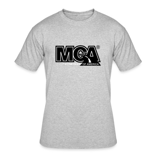 MCA Logo WBG Transparent BLACK TITLEfw fw png - Men's 50/50 T-Shirt
