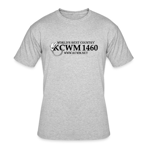 KCWM Logo - Men's 50/50 T-Shirt