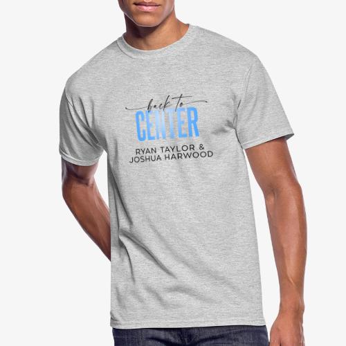 Back to Center Title Black - Men's 50/50 T-Shirt