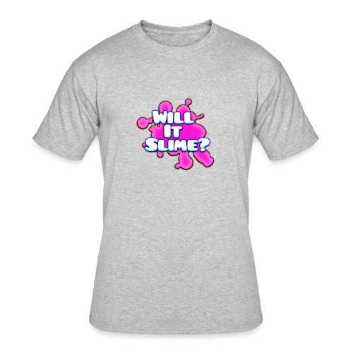 Pink Will It Slime Logo - Men's 50/50 T-Shirt