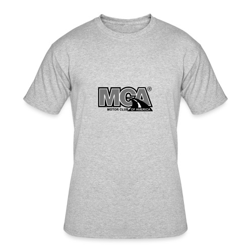 MCA Logo WBG Transparent BLACK WHITE TITLEfw fw pn - Men's 50/50 T-Shirt
