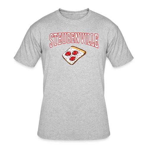 Steubenville Pizza - Wordmark - Men's 50/50 T-Shirt