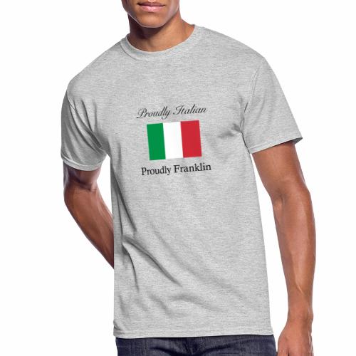 Proudly Italian, Proudly Franklin - Men's 50/50 T-Shirt