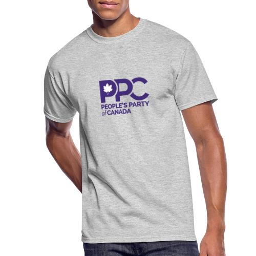 V PurpleLetter ENG - Men's 50/50 T-Shirt