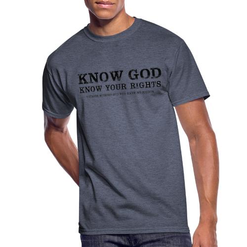 Know God Know Your Rights - Men's 50/50 T-Shirt