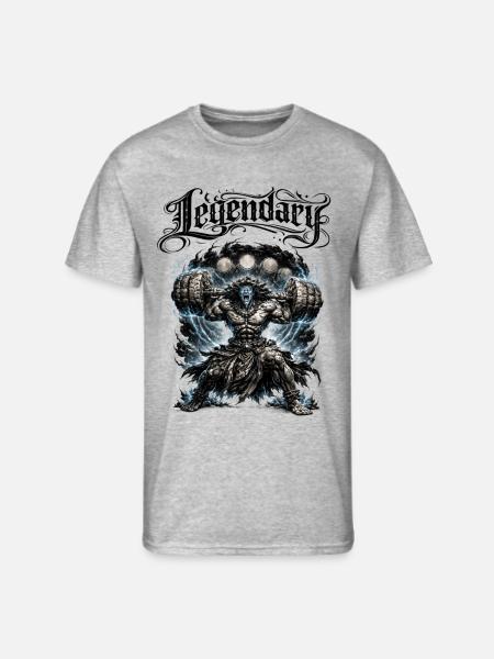 Legendary Thunderbruiser Titan  - Men's 50/50 T-Shirt - heather gray