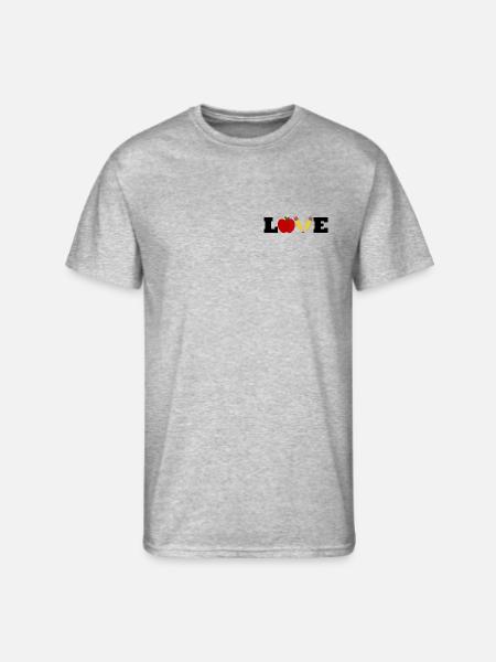 LOVE - School - Men's 50/50 T-Shirt - heather gray