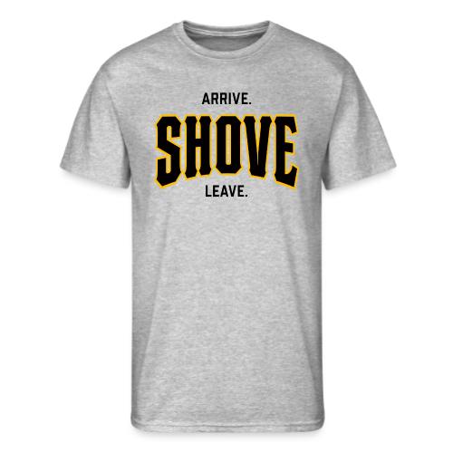 Arrive Shove Leave on Light - Men's 50/50 T-Shirt