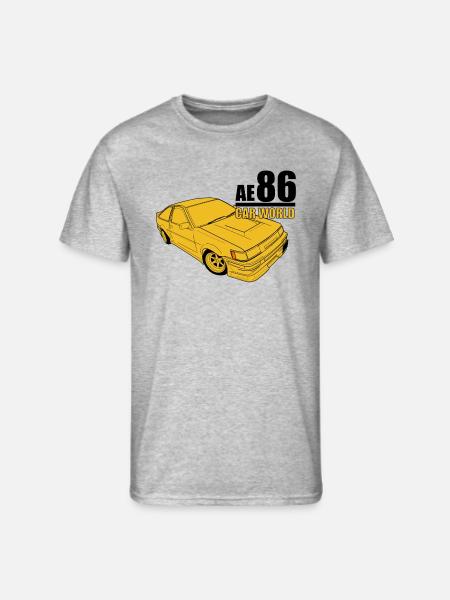 Toyota AE86 - Men's 50/50 T-Shirt - heather gray