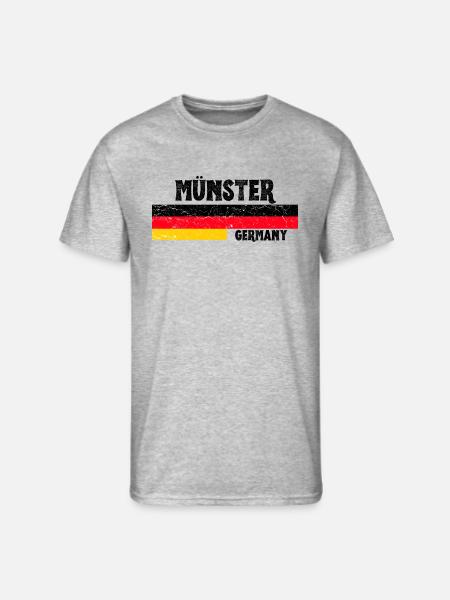 Münster Germany - Men's 50/50 T-Shirt - heather gray