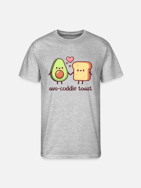 avo-cuddle toast - Men's 50/50 T-Shirt - heather gray