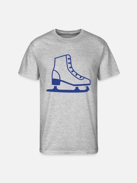 Figure Skate - Men's 50/50 T-Shirt - heather gray